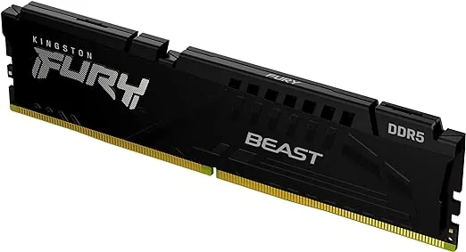 Kingston FURY Beast 16GB 5200MHz DDR5 CL40 Desktop Memory Single Module KF552C40BB-16