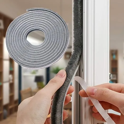 32.8 Ft Self Adhesive Seal Strip Weatherstrip for Windows and Doors House Soundproofing,Windproof,Dustproof,Stronger Stickiness,0.35 Wide X 0.6 inch Thick.
