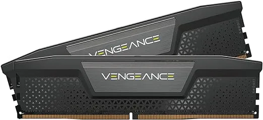 CORSAIR Vengeance DDR5 RAM 64GB (2x32GB) 6000MHz CL38 Intel XMP iCUE Compatible Computer Memory - Black (CMK64GX5M2B6000C38)