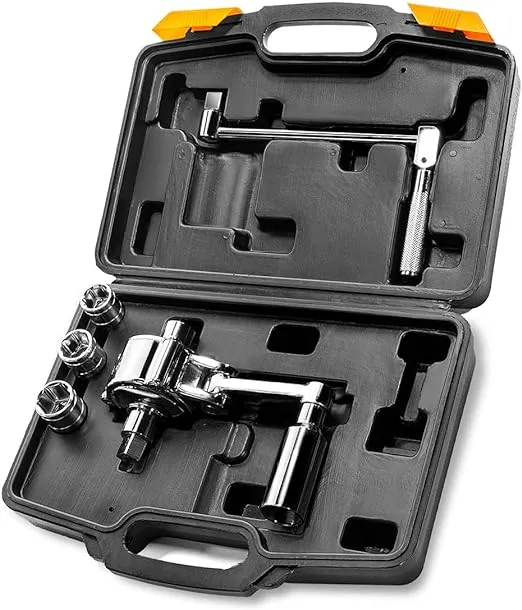XtremepowerUS Torque Wrench Multiplier Lug Nut Labor Saving Wrench Remover Set (1/2" DR) w/Carrying Case