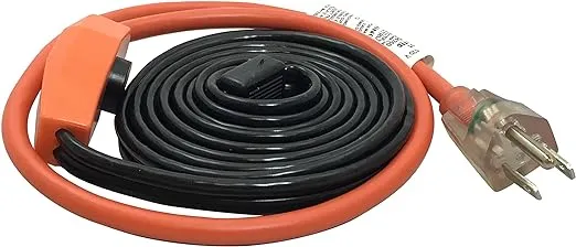 Frost King HC6A Automatic Electric Heat Kit Heating Cables, 6 Feet, Black