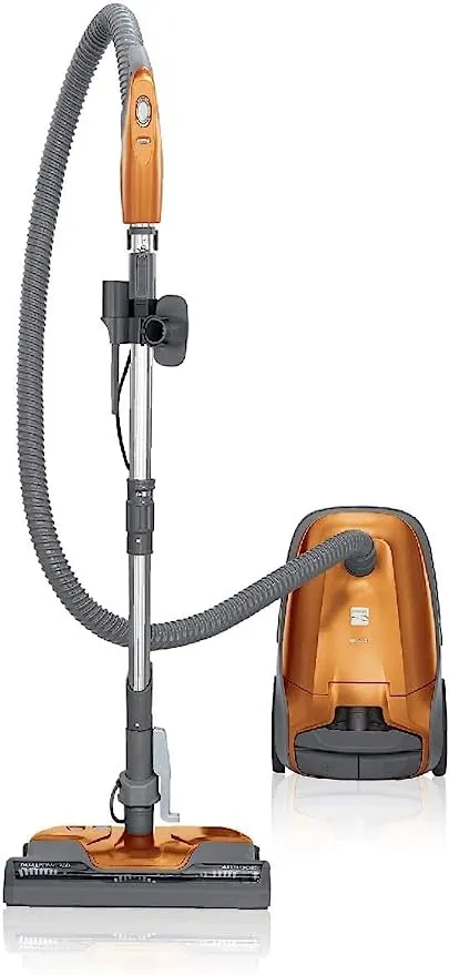 Kenmore 81214 200 Series Pet Friendly Lightweight Bagged Canister Vacuum with HEPA, 2 Motor System, and 3 Cleaning Tools-Orange