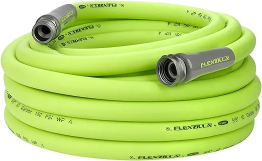 Flexzilla HFZG550YW Garden Lead-In Hose 5/8 In. x 50 ft, Heavy Duty, Lightweight, Drinking Water Safe