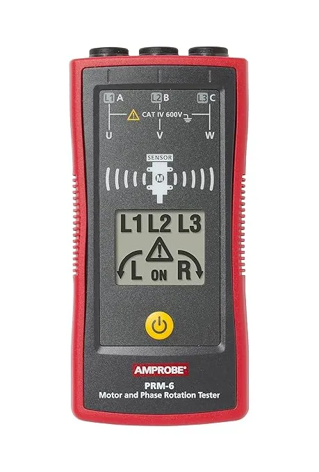 Amprobe PRM-6 Phase Sequence and Motor Rotation Tester