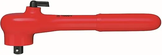 KNIPEX Reversible Ratchet, 3/8" Drive-1000V Insulated