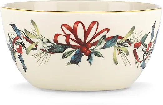 Lenox 847254 Winter Greetings 5" Bowl, Christmas & Holiday Hosting