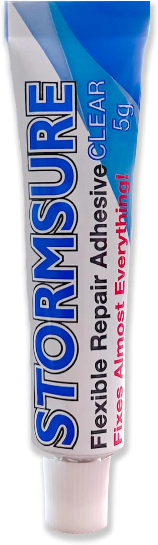 Stormsure Flexible Repair Adhesive: 3 x 5g Clear Glue - Highly Durable, Waterproof Glue for All Repairs