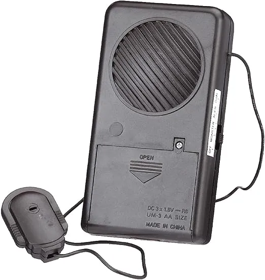 Amscan Scary Halloween Voice Changer, Includes Hands Free Microphone with Attached Cord, 1 pc