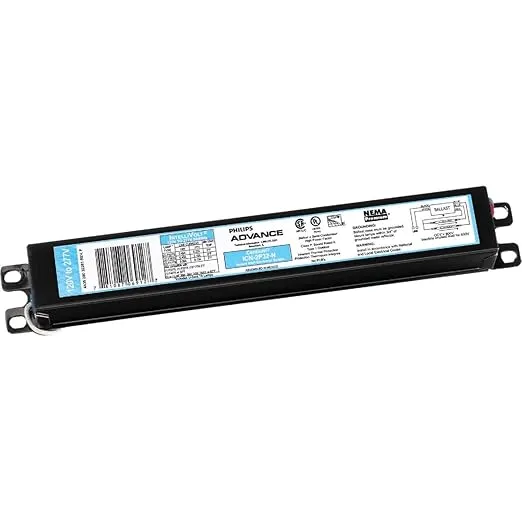 Philips Advance ICN-2P32-N Electronic Ballast, T8 Lamps, 120/277V Lighting, Black