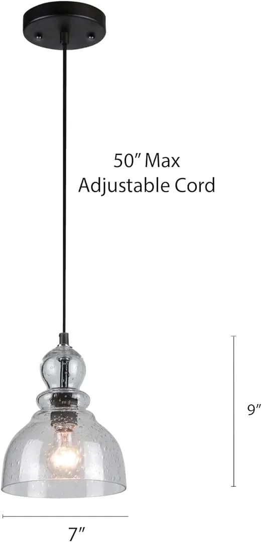 Westinghouse 6100800 Fiona Pendant, 1-Light, Oil Rubbed Bronze