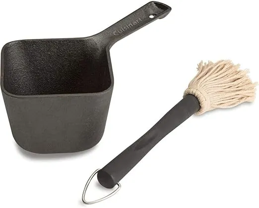 Cuisinart CBP-300 Cast Iron Basting Pot and Brush