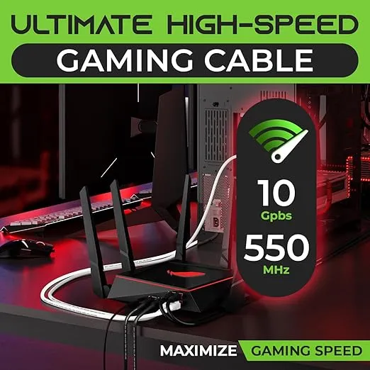 GearIT Cat6 Outdoor Ethernet Cable (150ft) 23AWG Pure Copper, FTP, LLDPE, Waterproof, Direct Burial, In-Ground, UV Resistant, POE, Network, LAN, Internet, Cat 6, Cat6 Cable - 150 Feet