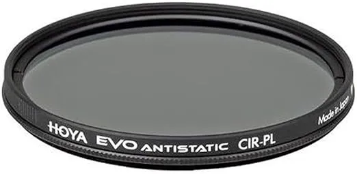 Hoya Evo Antistatic CPL Circular Polarizer Filter - 82mm - Dust/Stain/Water Repellent, Low-Profile Filter Frame