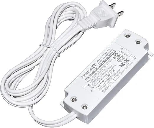 Armacost Lighting 850120 24 Volt LED Power Supply, White