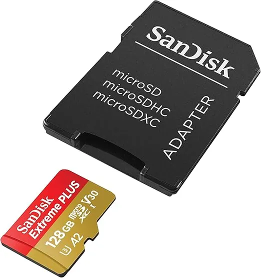 Sandisk SDSQXBD-128G-AN6MA Extreme Plus Microsdxc 128gb 10/uhs-i Uhs-i 4k Class 10 200/90mbs V30