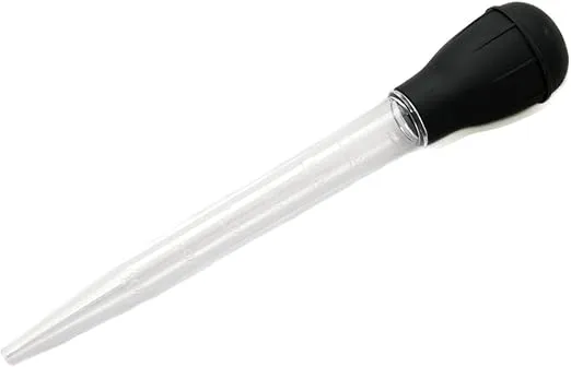 Chef Craft Classic Baster with Clear Tube, 11.5 inches in Length, Black