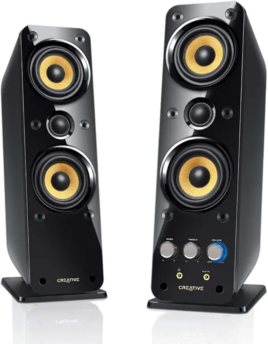 Creative GigaWorks T40 Series II 2.0 Multimedia Speaker System with BasXPort Technology, Black