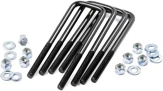 Rough Country Round U-Bolt Kit - 13" x 3", 9/16" Thread