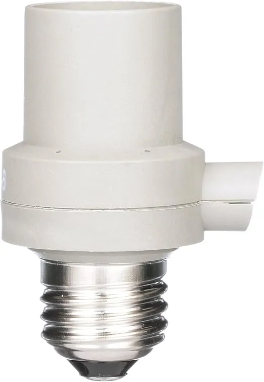 Woods 59405 59405WD PHOTOCELL, in/Out Socket Gray, 1 Count (Pack of 1), 0