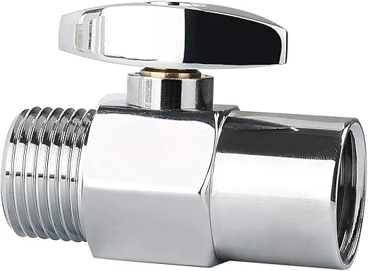 Solimeta Water Shut Off Valve, Shower Head Water Saver, Shower Head Flow Restrictor, Shower or Garden Water Flow Control Valve 1/2"NPT