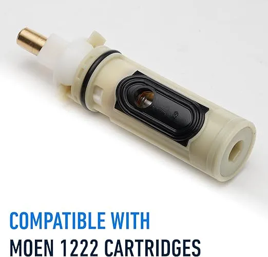 1222 Replacement Cartridge – Aftermarket Replacement Compatible with One-Handle Posi-Temp Faucets & Moen Tub Shower | Durable Brass & Plastic