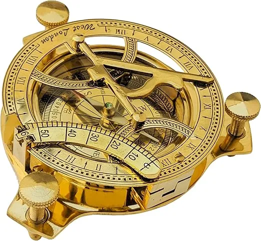 Sundial Compass Solid Brass Sun Dial