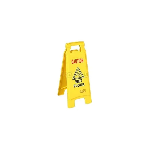 RCP611277YW - Caution Wet Floor Floor Sign