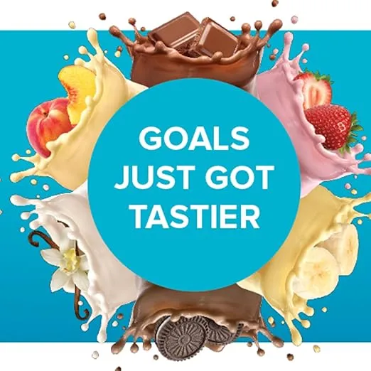 GNC Total Lean | Lean Shake 25 Protein Powder | High-Protein Meal Replacement Shake | French Vanilla | 16 Servings