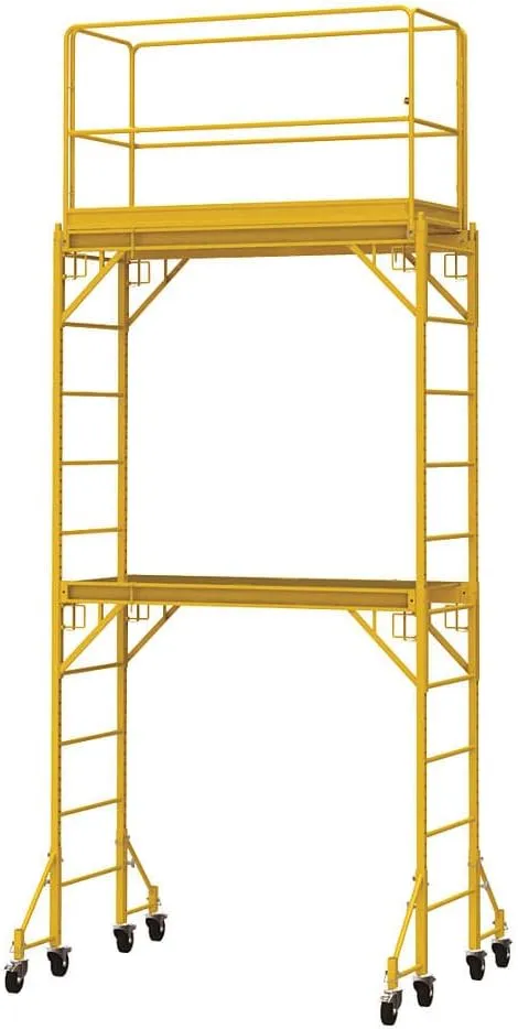 Metaltech Multipurpose Maxi Square Baker-Style Scaffold Tower Package - 12ft. 820-Lb. Capacity, Model Number I-TCISC