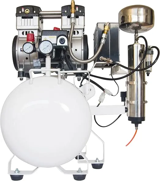 California Air Tools 10020DSPC 2.0 HP Ultra Quiet and Oil-Free Air Compressor, 10 Gallon Tank, 58 dB Noise Level, in Sound Proof Cabinet, with 80% Air Dryer and Aftercooler