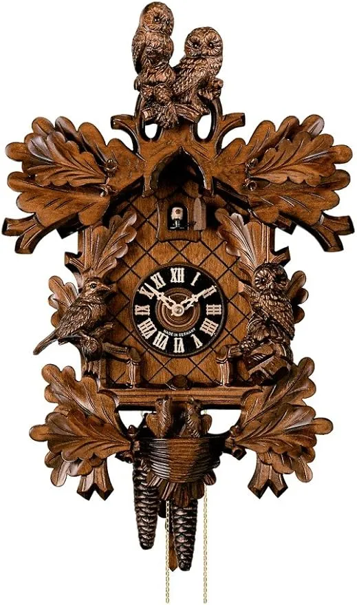 Cuckoo Clock Owls HO 179/4nu