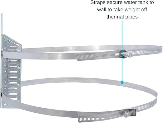 HoldRite QuickStrap Universal Expansion Tank Water Heater Wall Mounting Bracket, Stainless Steel, QS-U