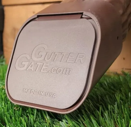 Type-A Gutter Downspout Extension (3"x4", Brown)