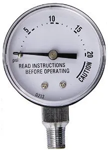 Presto Stainless Steel Pressure Steam Gauge