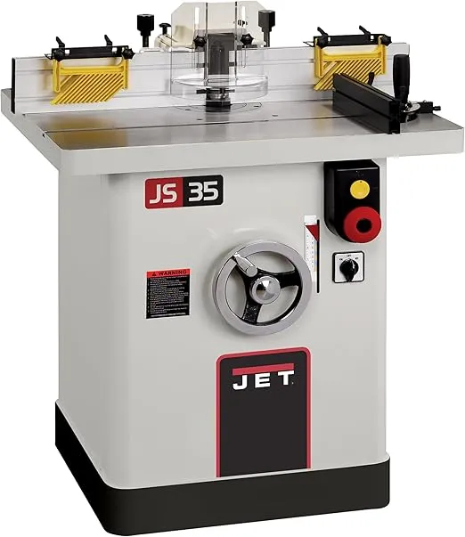JET Woodworking Shaper, 5 HP, 1Ph 230V (Model JWS-35X5-1)