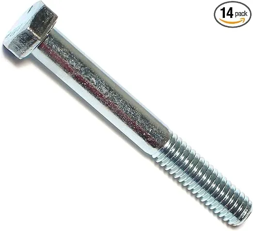 014973246334 Grade 5 Coarse Hex Cap Screws, 5/16-18 x 2-1/2-Inch