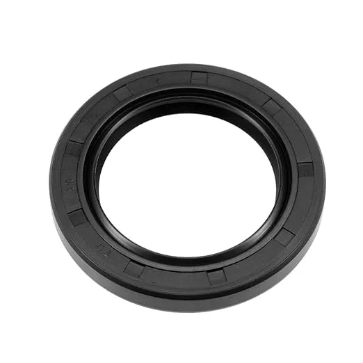 uxcell Oil Seal, TC 35mm x 52mm x 7mm Nitrile Rubber Cover Double Lip with Spring for Bearing Shaft, Black Pack of 1