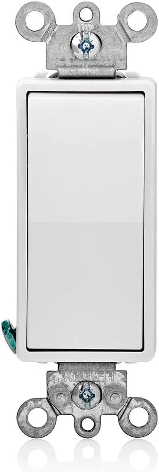 Leviton 05604 15 Amp 4-Way Decora Switch, White