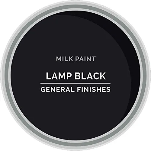 General Finishes Water Based Milk Paint, 1 Gallon, Lamp Black