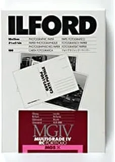 Ilford Multigrade IV RC Portfolio Resin Coated VC Variable Contrast Black & White Enlarging Paper - (Postcard ) 4x6"-100 Sheets - Pearl Surface