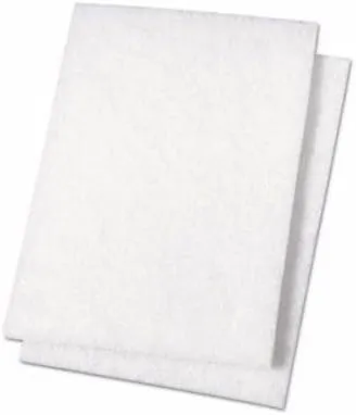 Hemway 2 x White Paint Buffing Pads - for use Glitter Paint Additives - Unleashes Thousands More Glitter Crystals