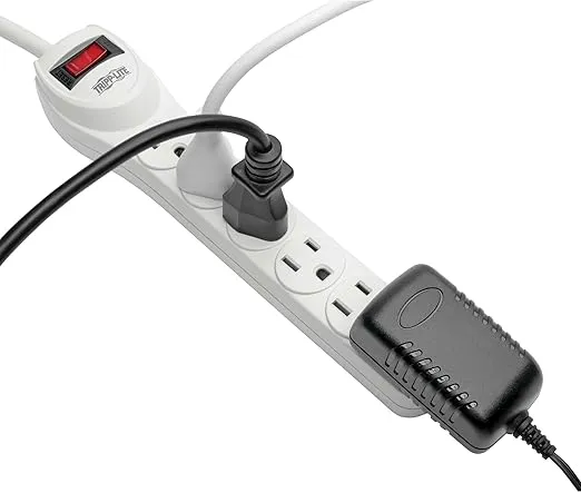 Tripp Lite Protect It! TLP602 Surge Protector 6-Outlet Home Computer 180 Joules