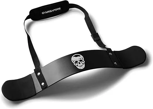 Gymreapers Bicep Arm Blaster - Bicep Curl Isolator w/Contoured, Padded Edges - Adjustable Bicep Bomber for Weightlifting & Bodybuilding
