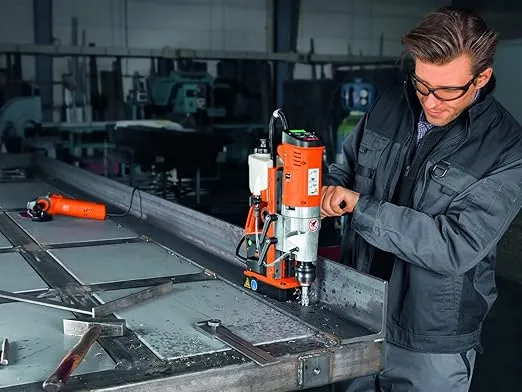 Jancy JMU 137-2 QW Universal Magnetic Core Drill Press Up to 1-3/8 Inches - High-Speed Efficiency for Construction Site Twist Drilling - 1100W Motor, Forward/Reverse Rotation - 72705861120
