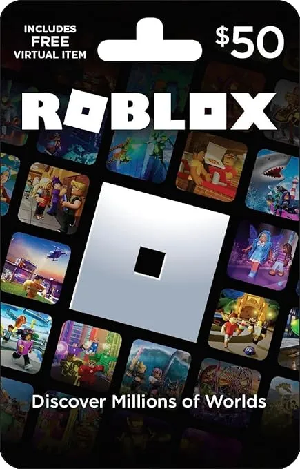 Roblox Physical Gift Card [Includes Free Virtual Item] [Redeem Worldwide]