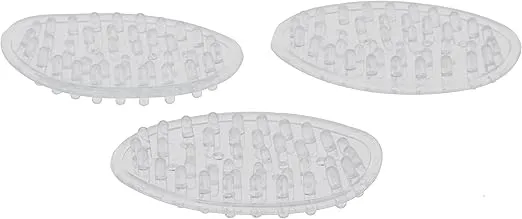 iDesign Plastic Soap Dish, Soap Saver, and Kitchen Sponge Holder - Set of 3, 0.75” x 3.25” x 4.75”, Clear