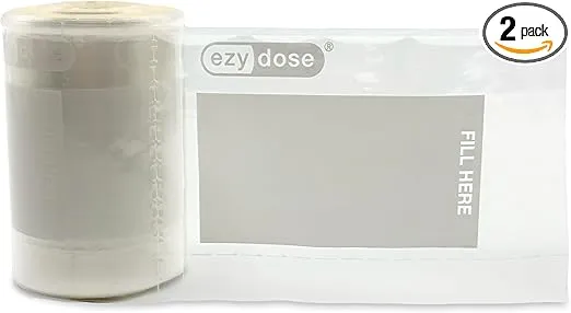 Ezy Dose Disposable Pill, Vitamin, and Medicine Organizer Pouches, Pocket Sized and Easy to Use Seal Bags, 400 Count, BPA Free
