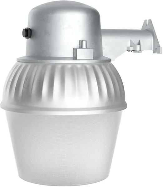 Lithonia Lighting OALS10 Outdoor LED Area Light with Photocell Dusk-to-Dawn, Gray