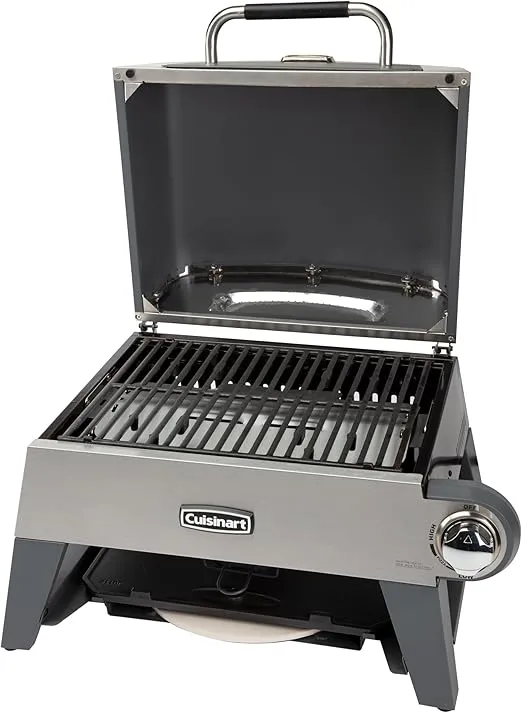 Cuisinart CGG-403 3-in-1 Grill, Griddle and Pizza Oven, Stainless Steel