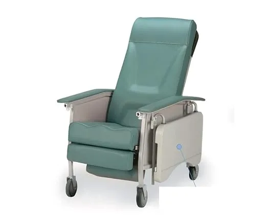 Invacare Deluxe Extra Wide 3 Position Recliner, Jade Blue